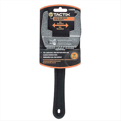 Tactix French Wrench with Adjustable Opening 75mm and Anti-Slip Handle