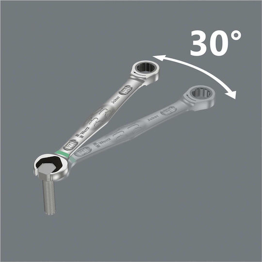Wera German Polygon Ratchet Ring with Size from 8mm to 19mm Joker 1pcs
