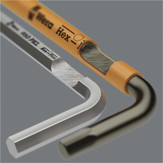 Wera Set 9 Allen Wrenches L 950/9 Hex-Plus HF 1