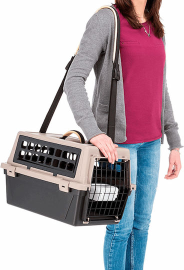 Ferplast Atlas 20 Trendy Plus Кенел за превоз на кучета Черен 58x32x37см