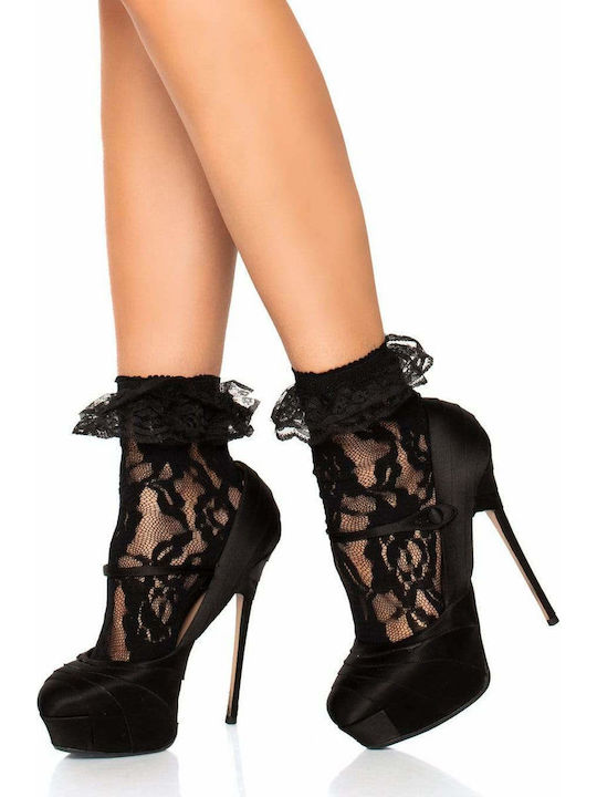 Leg Avenue 3030 Lace Anklet With Ruffle