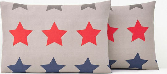 So'Home Stars Kinder Kissenbezug 63x63cm Γκρι 324514972_3925_40