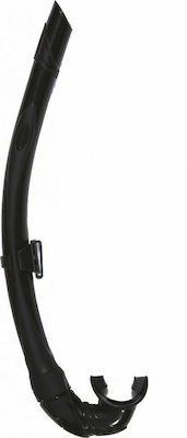 Xifias Sub Elastic Pro Snorkel Black with Silicone Mouthpiece