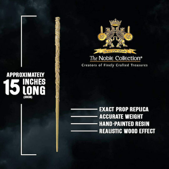 The Noble Collection Harry Potter: Hermione Granger Hermione Granger's Wand Ραβδί Ρέπλικα μήκους 38εκ. σε Κλίμακα 1:1
