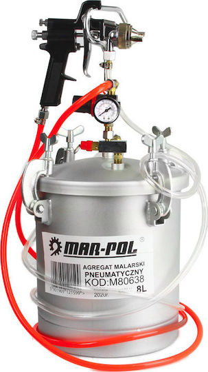 Mar-Pol Air Painting System Under Tumbler Air Spray Paint Gun M80638