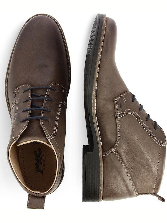 Ghete Chukka Anatomice din Piele Maro