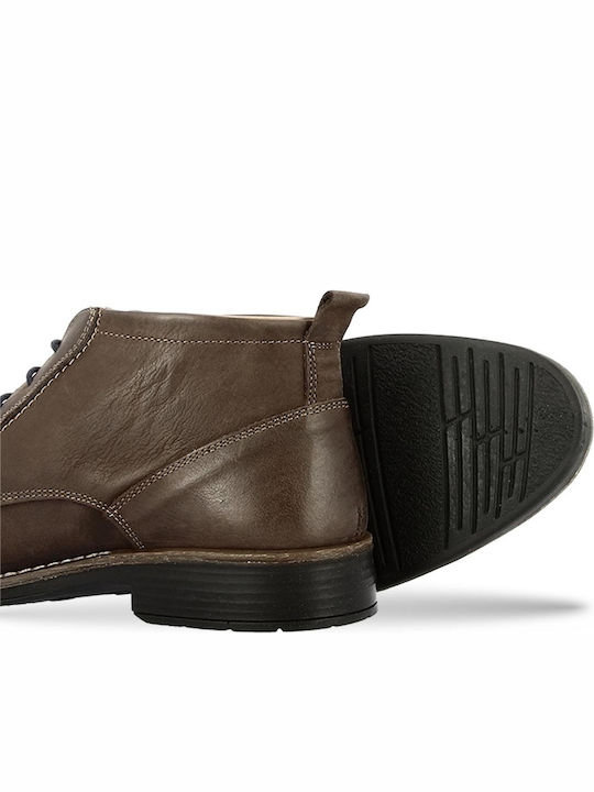 Ghete Chukka Anatomice din Piele Maro