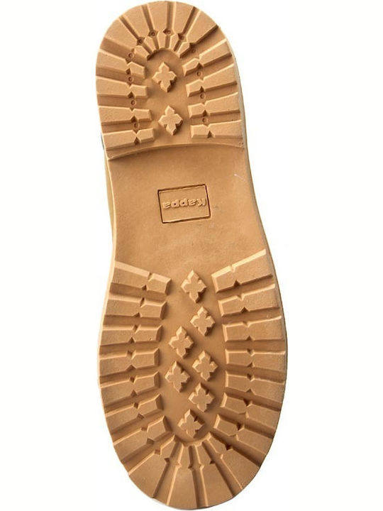 Kombo Mid Leder Gelb Stiefel