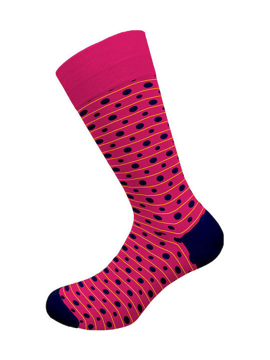 Walk Men's Patterned Socks Pink