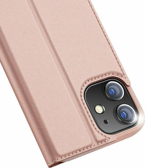 Dux Ducis Skin Pro Книга Изкуствена кожа Розово злато (iPhone 12 / 12 Pro)