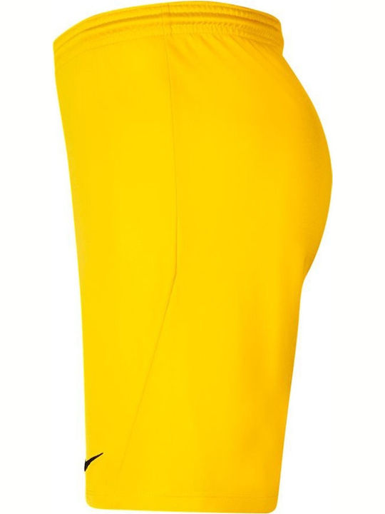 Dry Park III Sports Men's Shorts Dri-Fit Yellow