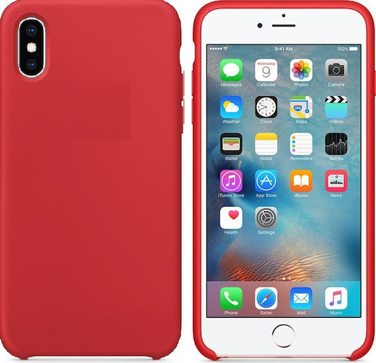 Back Cover Σιλικόνης Κόκκινο (iPhone XR)