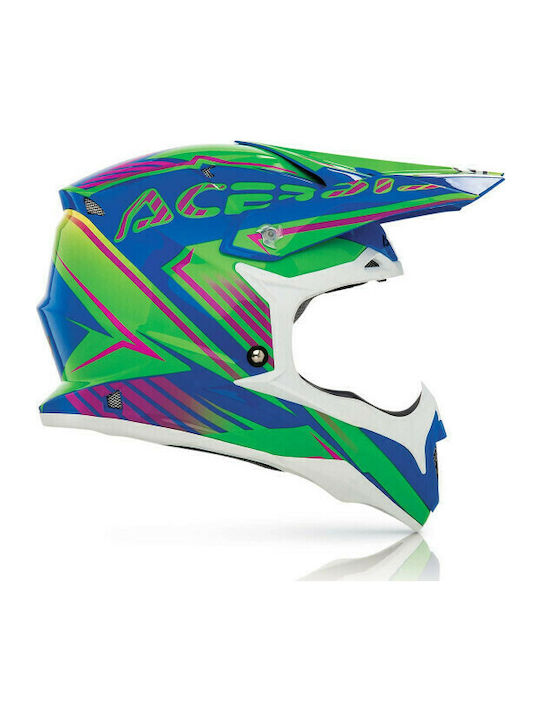 Acerbis Impact Leviathan Motocross Blue Green Acerbis Impact Leviathan Motocross Blue Green