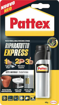 Pattex Repair Express Epoxy High Temperature Paste Wood Glue 2-Component White 48gr 080-003-004