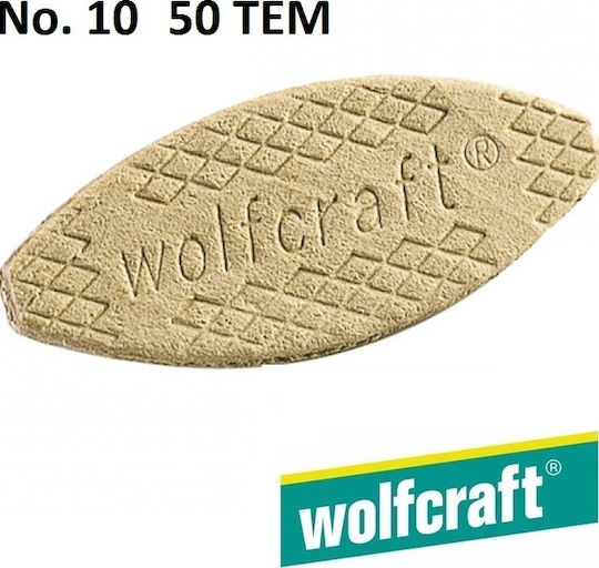 Wolfcraft Biscuit Dowels No.10 50pcs 2922000