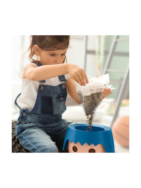 Lechuza Playmobil Ojo Самополивен Саксия Пластмаса 21x21см.