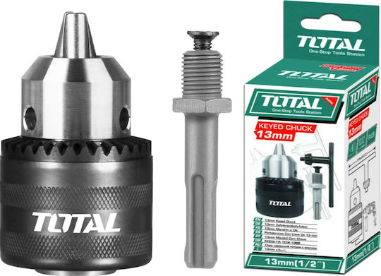 Total TAC451301.1 Τσοκ με Κλειδί & Αντάπτορα SDS 1/2" 13mm