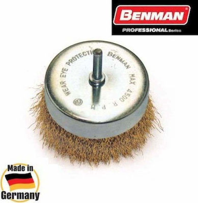 Benman 74305 Drahtbürste Glocke für Bohrmaschine 75mm