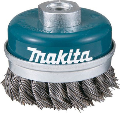 Makita D-24119 Συρματόβουρτσα Καμπάνα με Κοτσίδες για Γωνιακό Τροχό 60mm