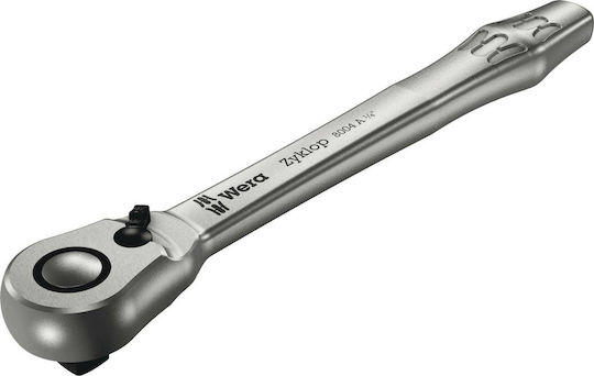Wera Ratschen 8004 A Zyklop 72 Zähne mit Vierkant 1/4" Länge 14.1cm.