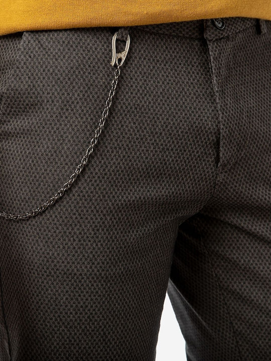 Men's Jeans Pants with Regular Tapered Fit Gray