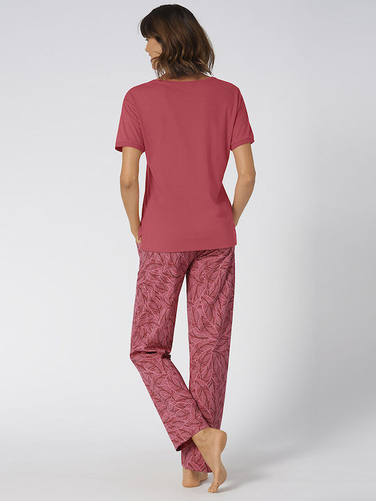 Triumph Baumwolle Damen Pyjama-Hose Rosa
