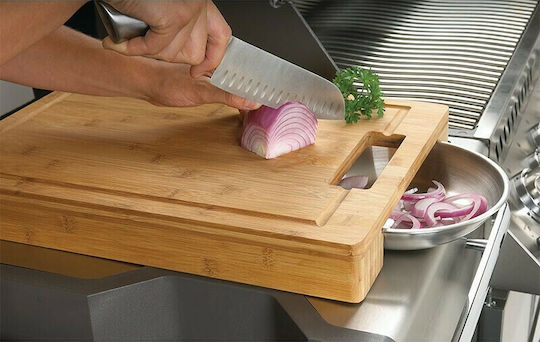 Napoleon Rectangular Bamboo Chopping Board Brown 33x44.4cm