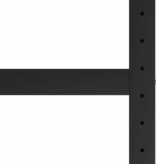 vidaXL Desk Base made of Metal Black - Red 80x57x79cm