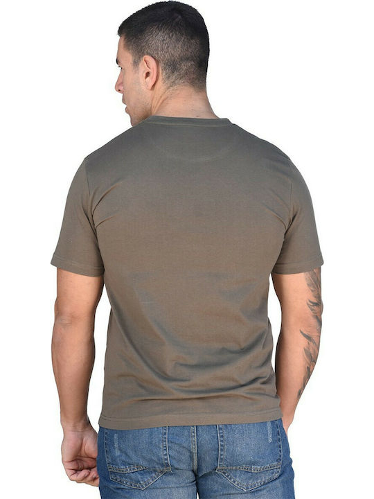 Splendid Men's Short Sleeve T-shirt Khaki