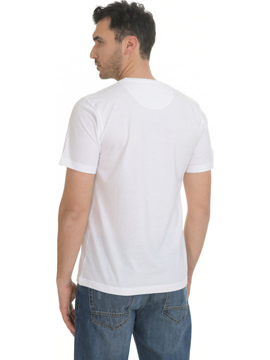 Splendid Herren T-Shirt Kurzarm Weiß