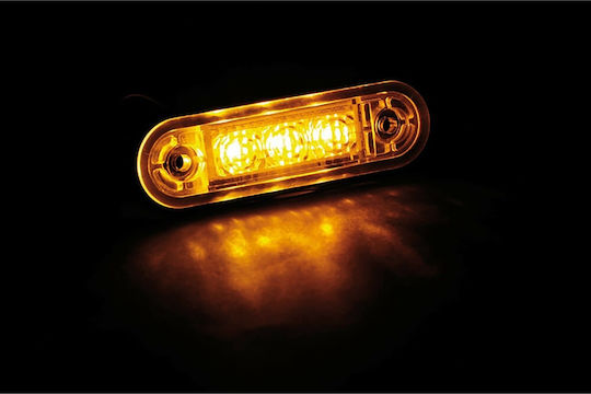 Lampa Φως Όγκου Φορτηγού 80X22cm 1τμχ 24V - Πορτοκαλί L9700.6