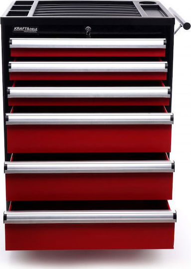 Kraft & Dele Cu roți Metal Căruță L70xA48xÎ83.5cm