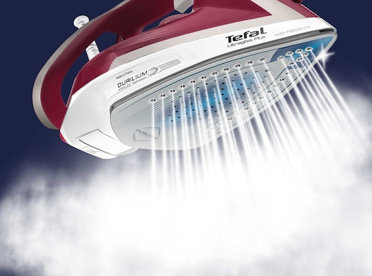 Tefal Ultragliss Plus Fier de Călcat cu Aburi 2800W cu Debit Continu de Abur 50g/min