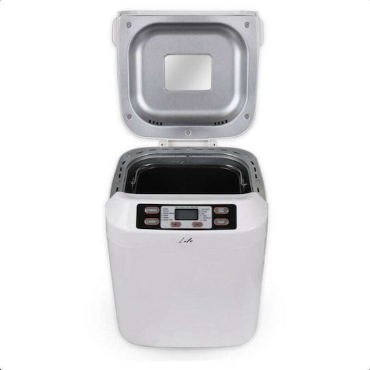 Life Artos Bread Maker 550W with Container Capacity 1000gr and 12 Baking Programs