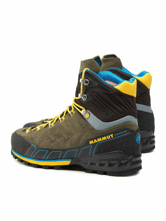 Mammut Kento Tour High GTX Men's Hiking Boots Waterproof With Gore-Tex Membrane Green