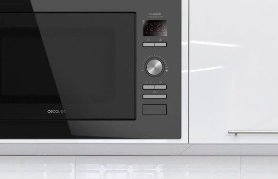 Cecotec Grandheat 2590 Cuptor cu microunde încorporat cu Grill 25lt Negru
