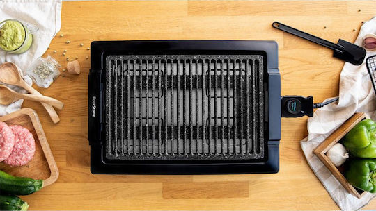 Cecotec Tasty&Grill 2000 LineStone Teppanyaki Плоча за Печене с Регулируем Термостат 2000W 37.5x24.5см.