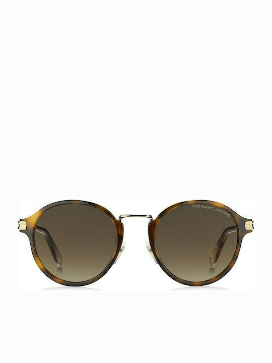 Marc Jacobs Men's Sunglasses with Brown Tartaruga Plastic Frame and Brown Lens MARC 533/S 2IK/HA