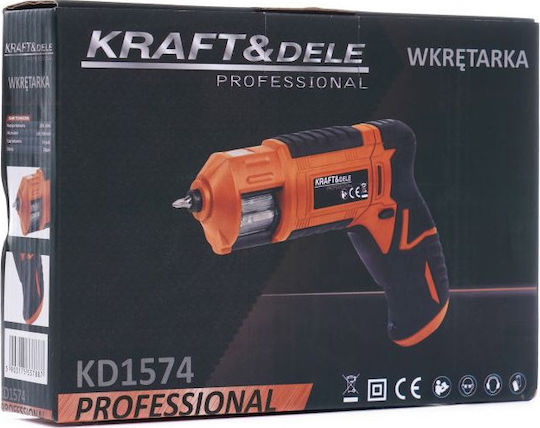 Kraft & Dele KD1574 Șurubelniță Cu Baterie 3.6V 1x1.3Ah