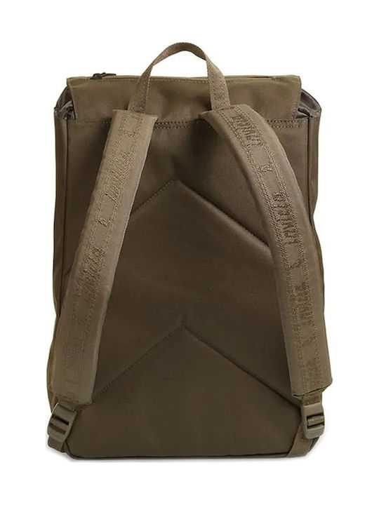 Invicta Jolly Solid Recycled Fabric Backpack Khaki