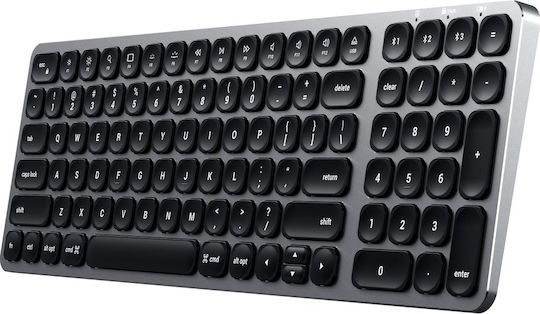 Satechi Compact Backlit Ασύρματο Bluetooth Πληκτρολόγιο Αγγλικό US Συμβατό με Mac Γκρι