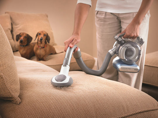 Black & Decker Dustbuster Flexi Επαναφορτιζόμενο Σκουπάκι Χειρός 14.4V Ασημί