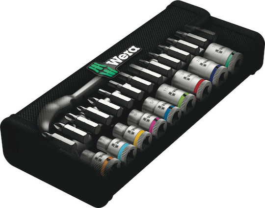 Wera 8100 SA 11 Zyklop Set Ratchet 1\4" 28pcs 05004021001