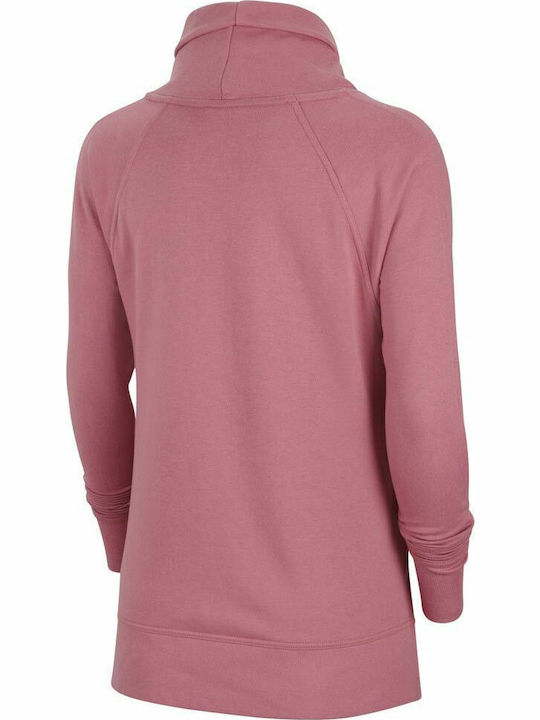 Dri-FIT Get Fit Long Women's Sweatshirt French Terry Pink