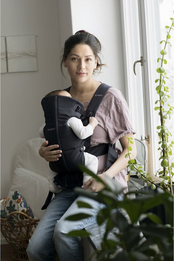 BabyBjorn Classic Carrier Mini Cotton Black with Maximum Weight 11kg