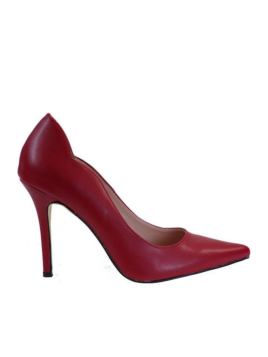 Alessandra Paggioti Pointed Toe Red Heels 89122