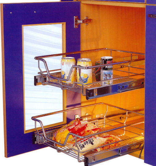 Starax Cupboard Expanding Hardware Silver 46cm S 2001