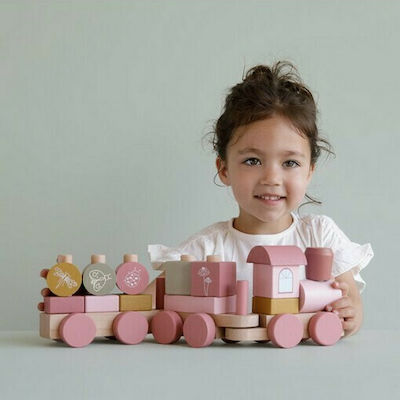 Little Dutch Vehicle Train made of Wood for 12++ Months