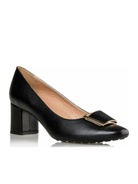 Envie Shoes Pointed Toe Black Medium Heels