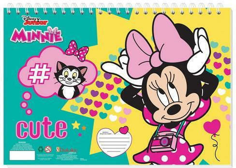 Diakakis Drawing Pad Minnie Mouse 23x33cm 40 sheets in 2 designs C4 22.9x32.4cm 40 Sheets